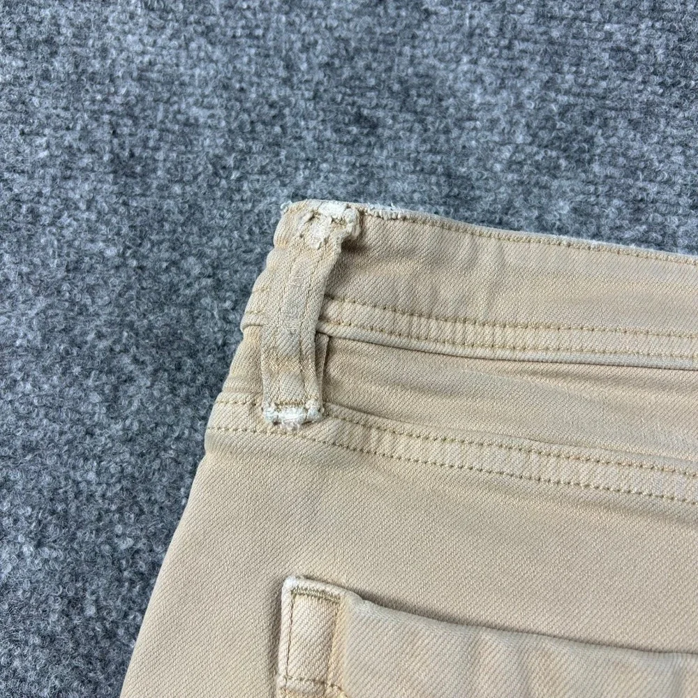 Revtown Sharp Jeans Mens 33x34 Tan Khaki Decade Denim Slim Straight Pants Casual